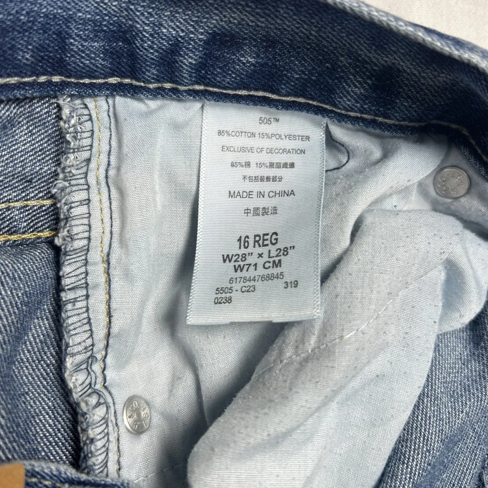 Levi’s 550 Relaxed Fit Jeans Men 28x28 Blue Medium Wash Denim 16 REG